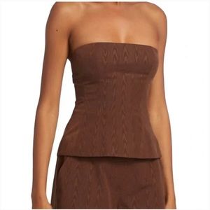 STAUD WOODGRAIN TOP 
CHOCOLATE / 0